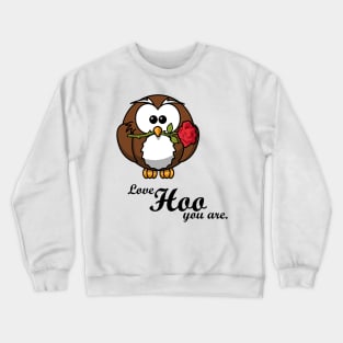 Owl - Love Hoo You Are Crewneck Sweatshirt